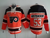 Philadelphia Flyers #53 Gostisbehere Orange Stitched Hoodie,baseball caps,new era cap wholesale,wholesale hats